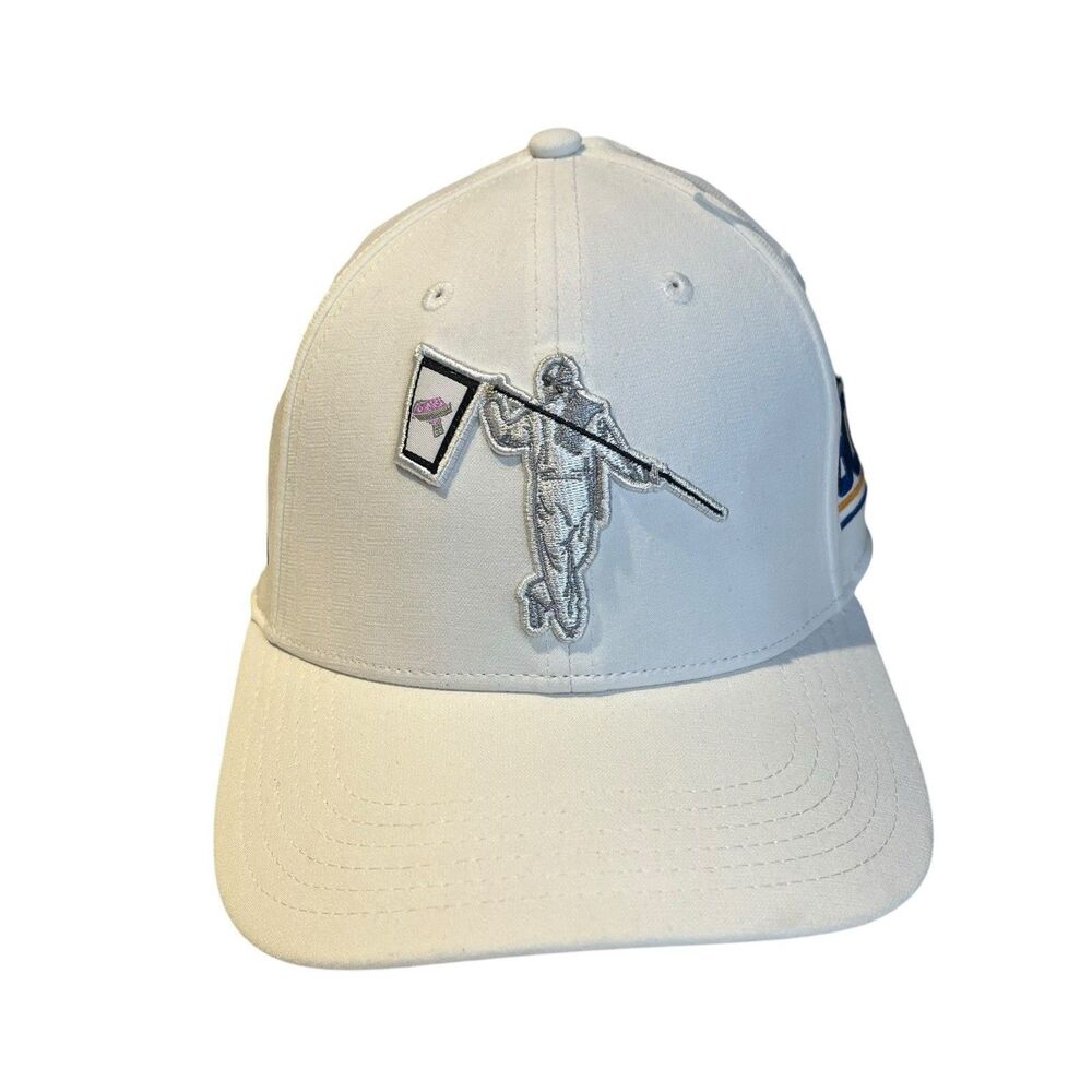 Anderson Ord Performance Golf Apparel  White embroidery snapback Adjustable Hat